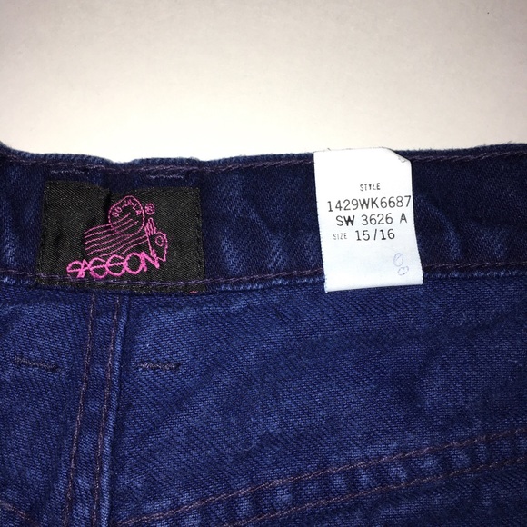 Sasson vintage high waisted shorts dark denim - Picture 4 of 7